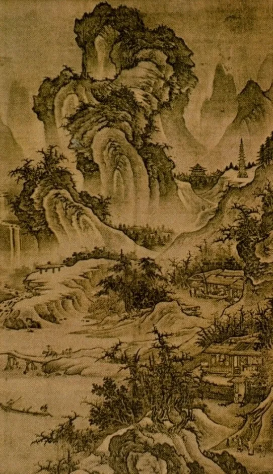 Mountain Hermitage, by Guo Xi, unspecified, 1065