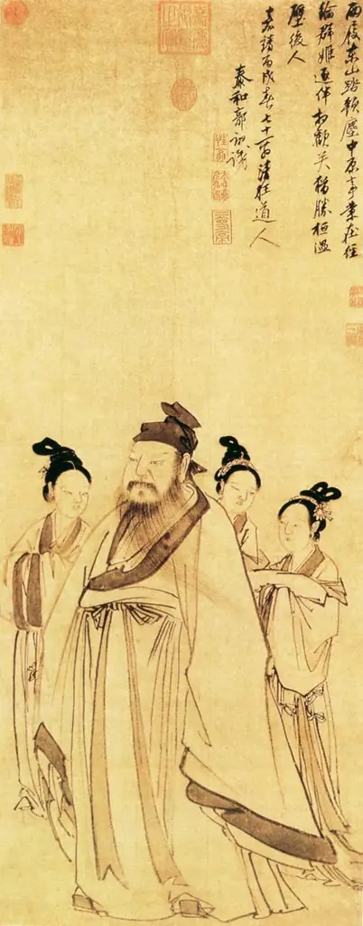 Xie An Tours Mt. Dong with Courtesans, by Guo Xu