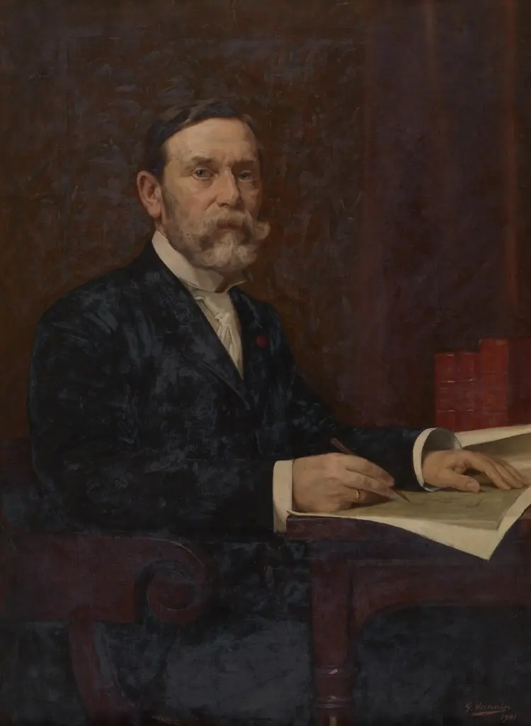 The Architect Leonard Blomme, by Gustaaf Vanaise