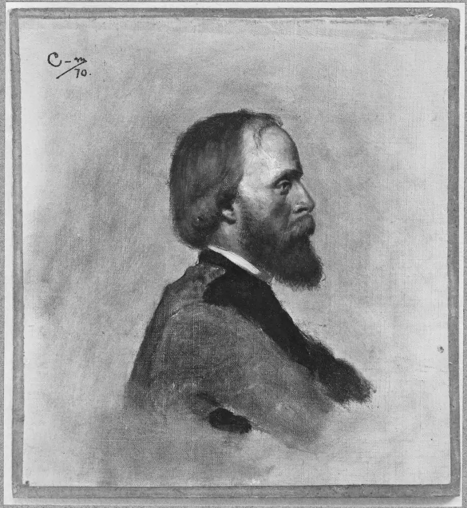 Gotthard Werner (1837-1903), artist, by Gustaf Cederström
