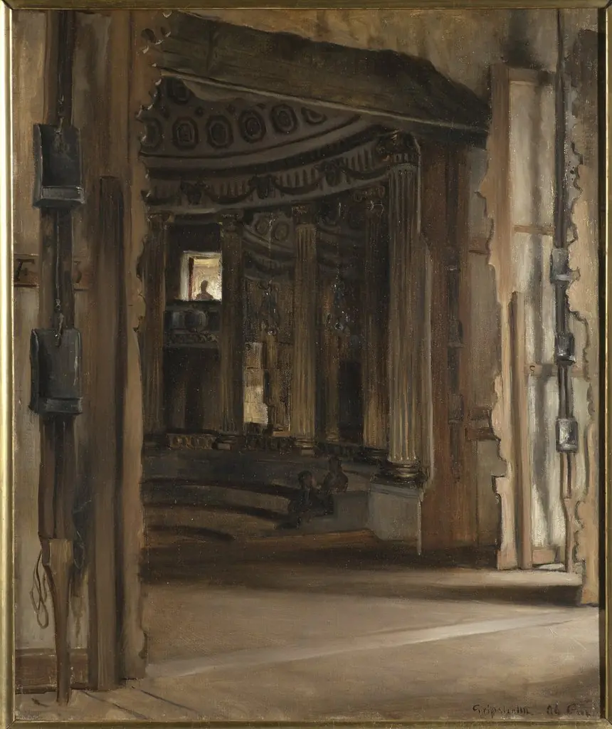 The Theatre at Gripsholm, by Gustaf Cederström