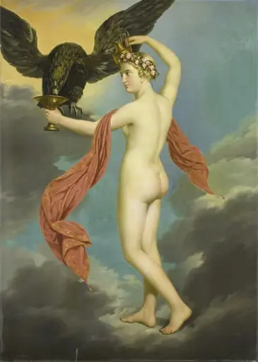 Hebe with Jupiter in the Guise of an Eagle, by Gustav-Adolphe Diez