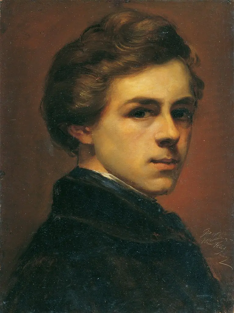 Selbstbildnis, by Gustav Gaul