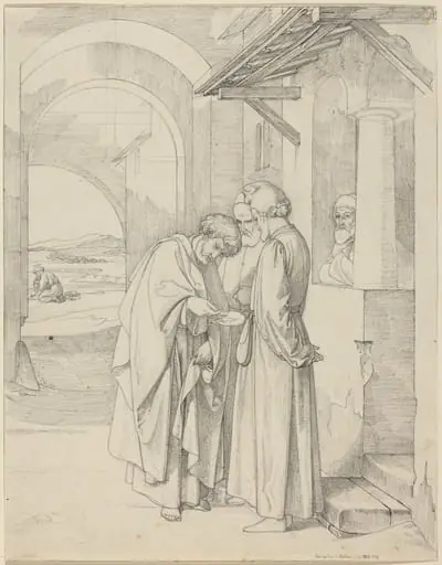 Peter Paying the Temple Tax, by Gustav Heinrich Naeke