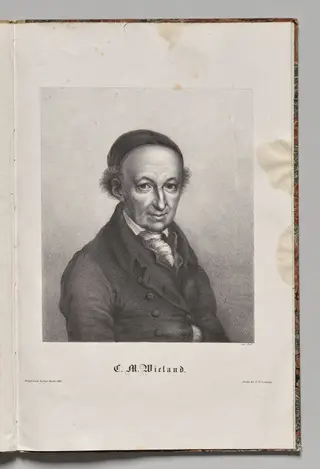 Germany's Famous Authors:  Portrait of Christopher Martin Wieland