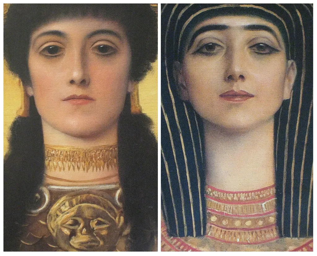 Ancient Greece and Ancient Egypt, by Gustav Klimt, unspecified, 1850