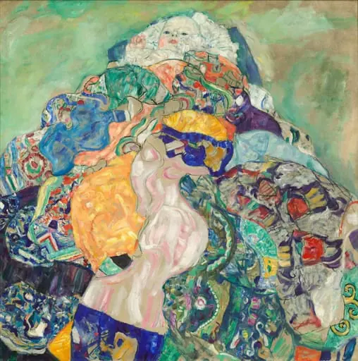 Baby (Cradle), by Gustav Klimt
