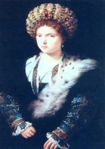 Isabella d'Este, by Gustav Klimt