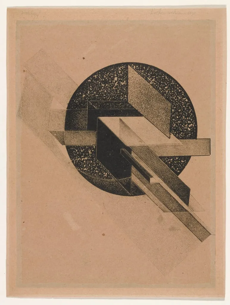 Untitled, by Gustav Klutsis, ink, 1921
