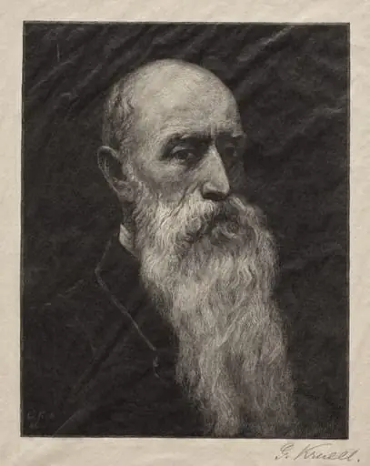 William Morris Hunt, by Gustav Kruell