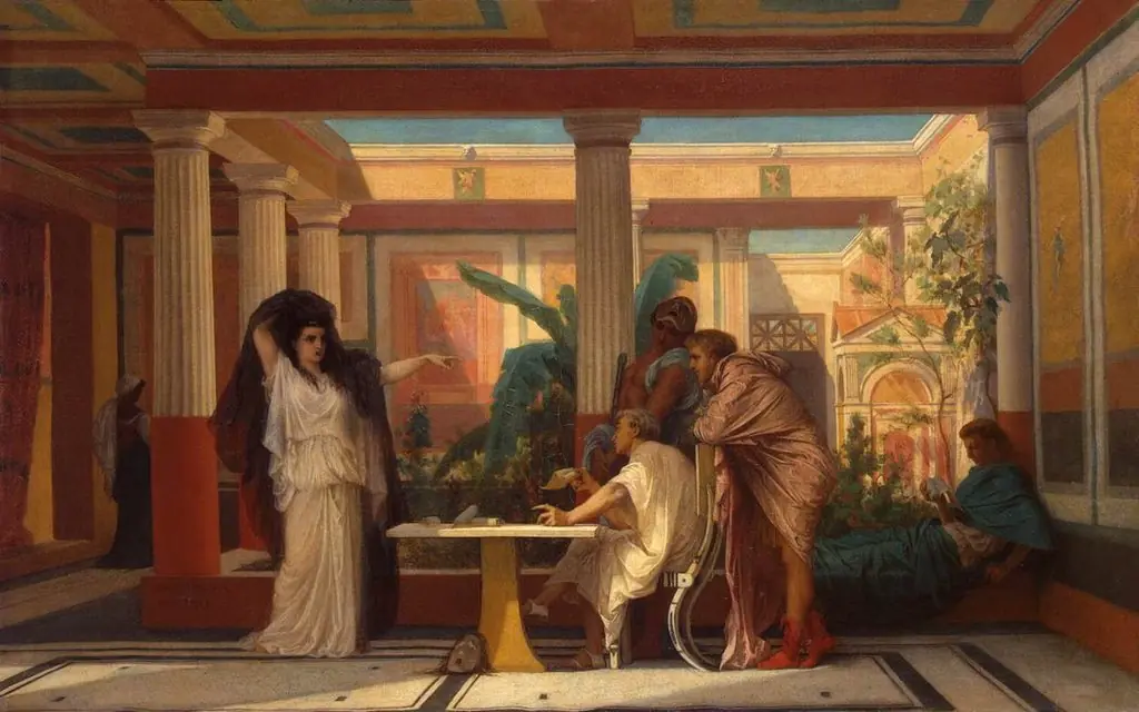 Theatrical Rehearsal in the House of an Ancient Rome Poet, by Gustave Boulanger