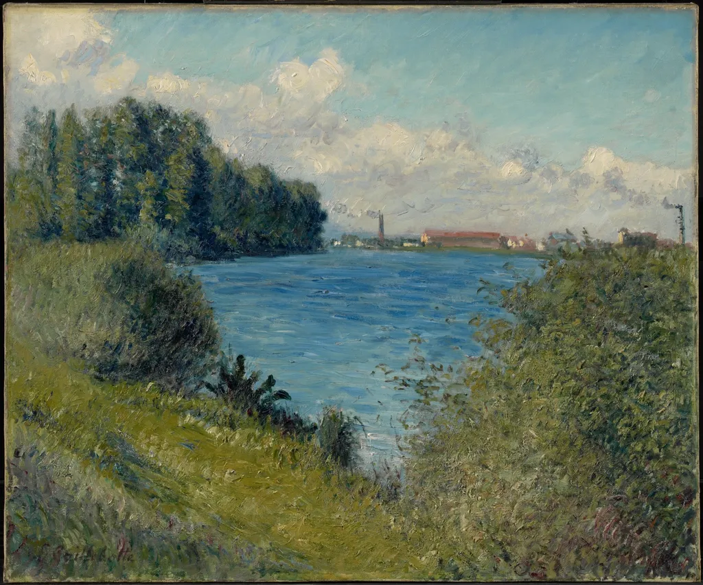 The Seine at Argenteuil, by Gustave Caillebotte, oil