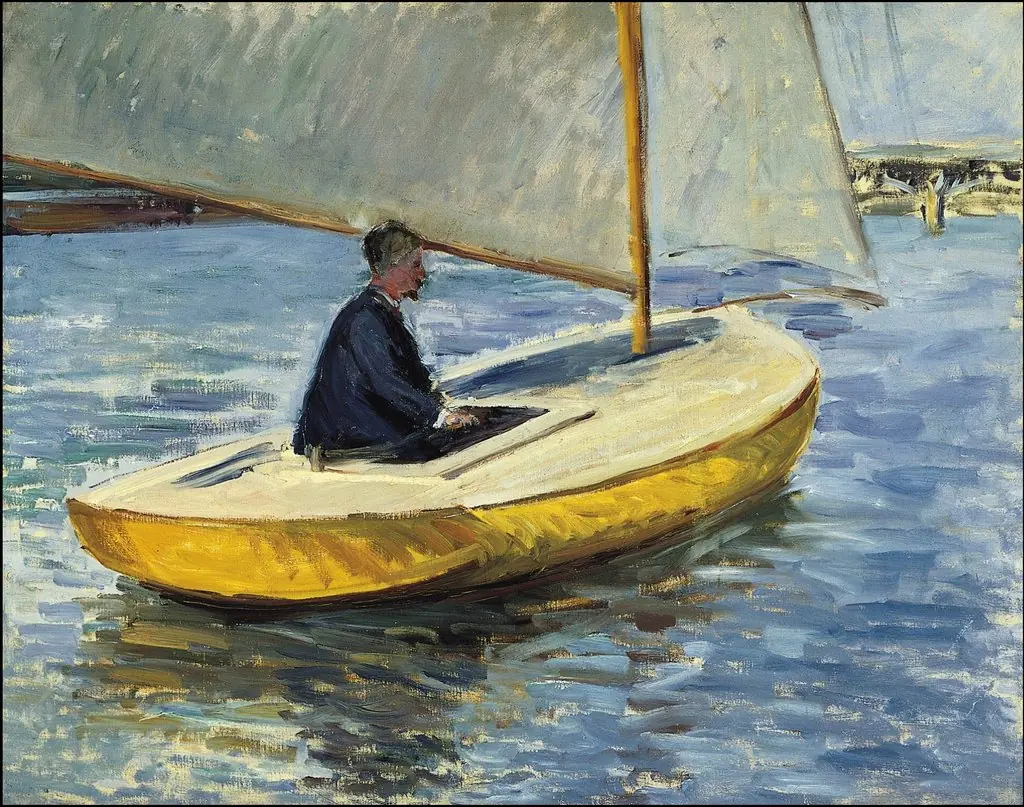 The Yellow Boat, by Gustave Caillebotte