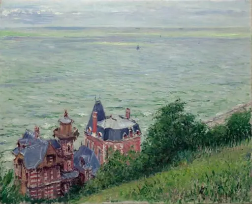 Villas at Trouville, by Gustave Caillebotte
