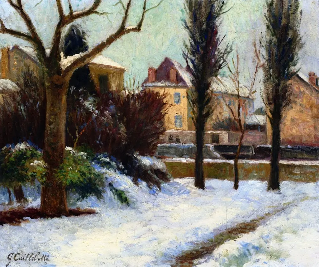 Winter Landscape, by Gustave Caillebotte