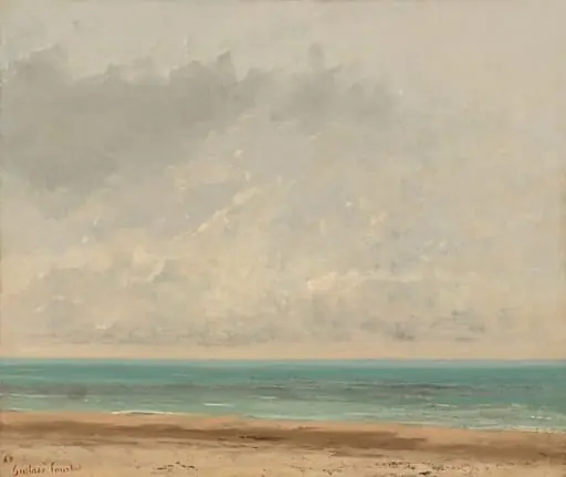 Calm Sea, by Gustave Courbet