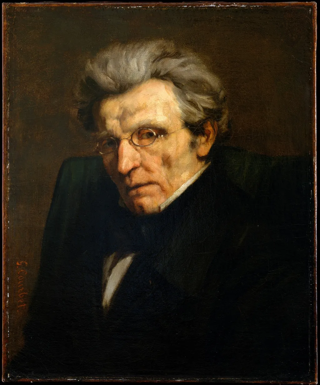 Charles Suisse, by Gustave Courbet, oil, 1861