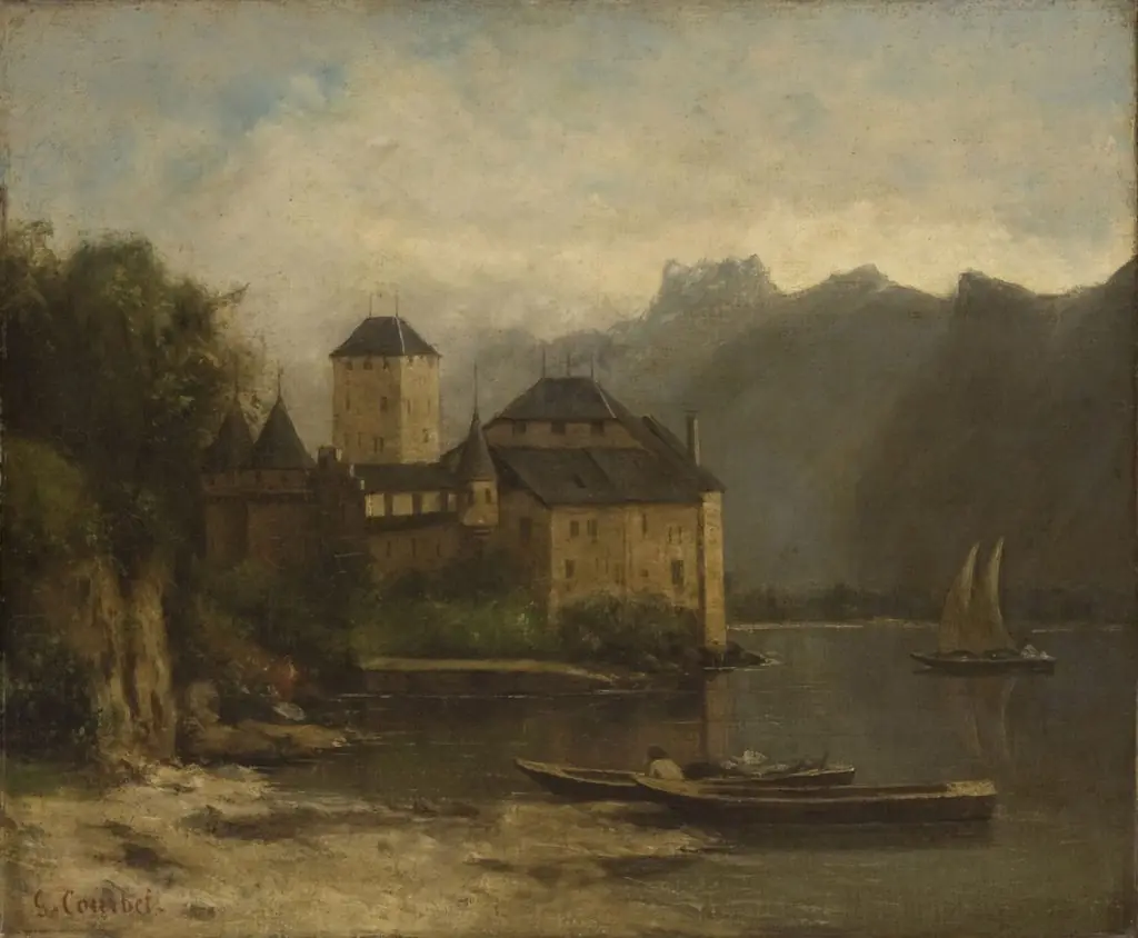 Château Chillon, by Gustave Courbet