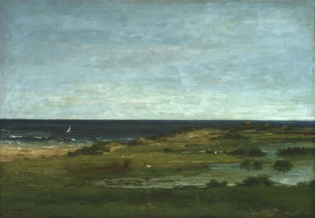 Coast Scene, by Gustave Courbet