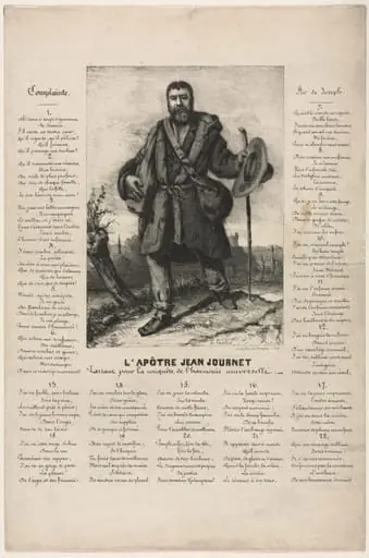 Jean Journet Departing for the Conquest of Universal Harmony, by Gustave Courbet