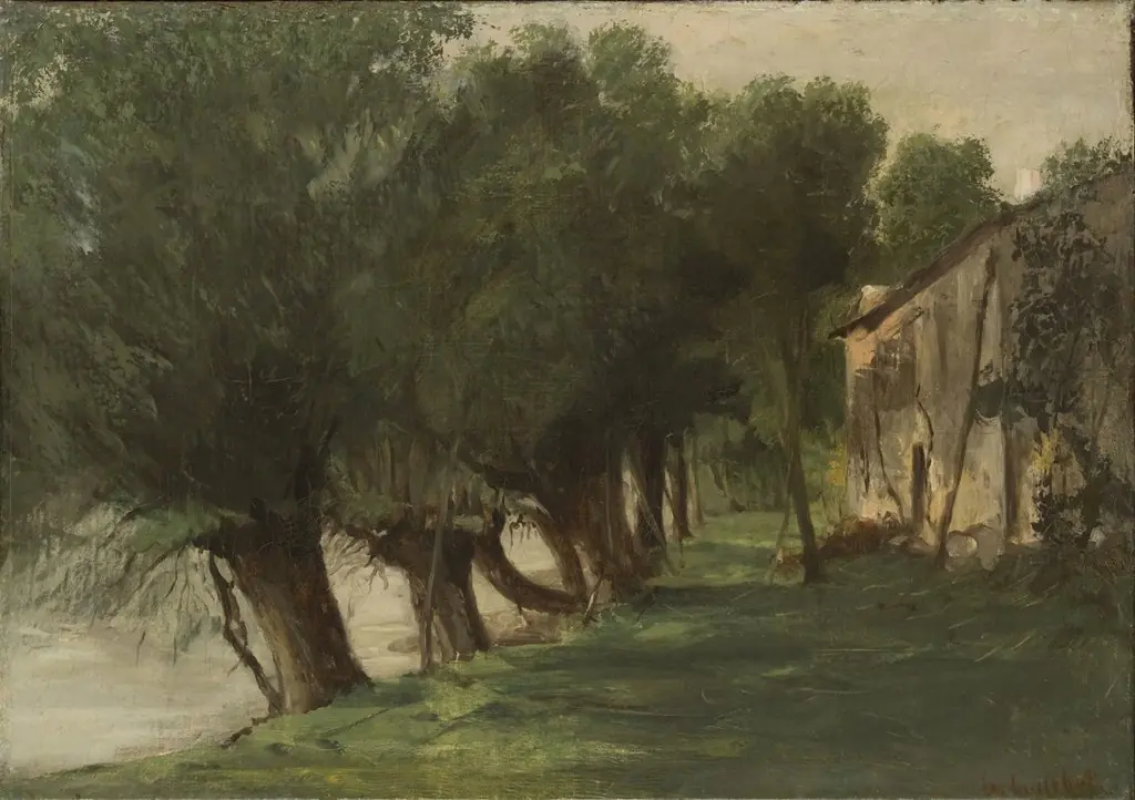 La Charente, Port-Berteau, by Gustave Courbet