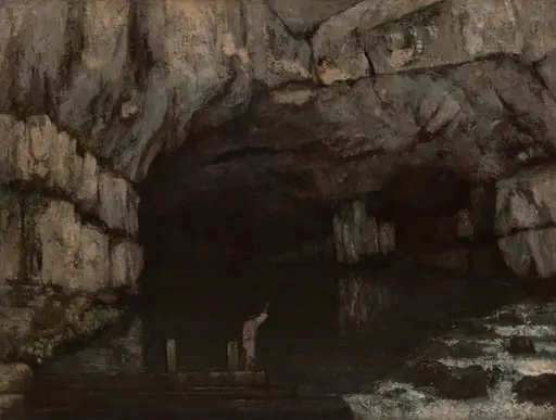 La Grotte de la Loue, by Gustave Courbet