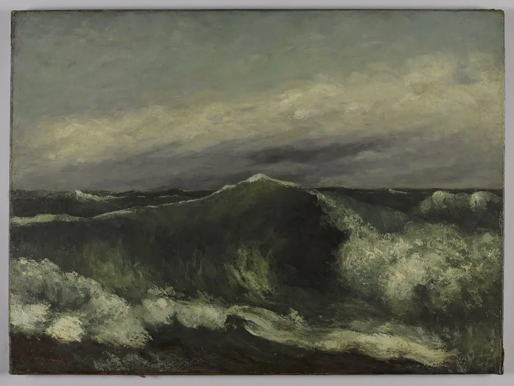 La Vague, by Gustave Courbet