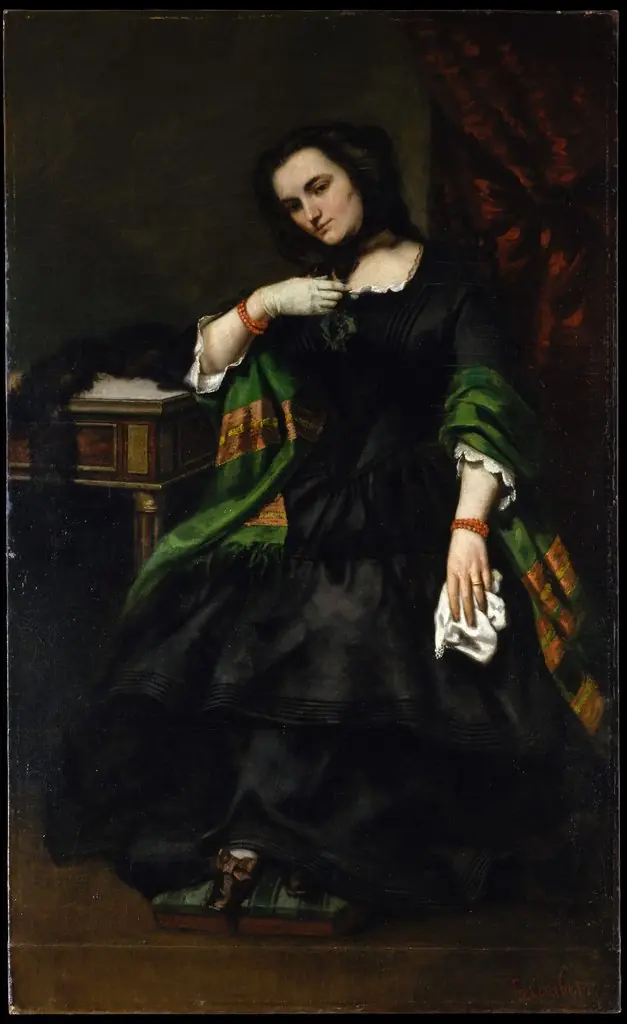 Madame Auguste Cuoq (Mathilde Desportes, 1827–1910), by Gustave Courbet