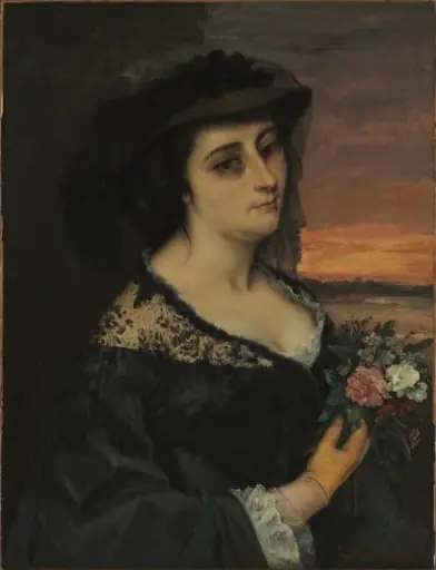 Mme L . . . (Laure Borreau), by Gustave Courbet