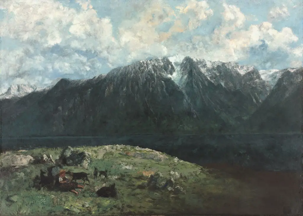Panoramic View of the Alps, Les Dents du Midi