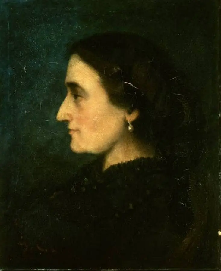Portrait of madame Jolicler, née Lydie Chenoz, by Gustave Courbet