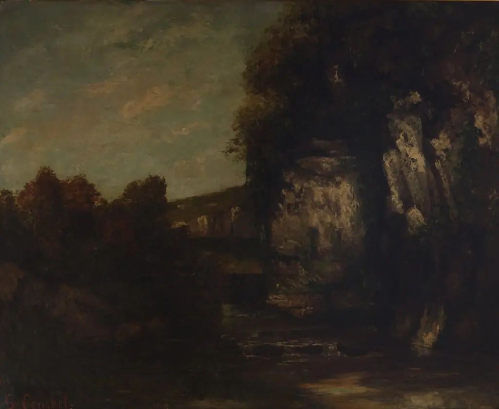 Rocas, by Gustave Courbet