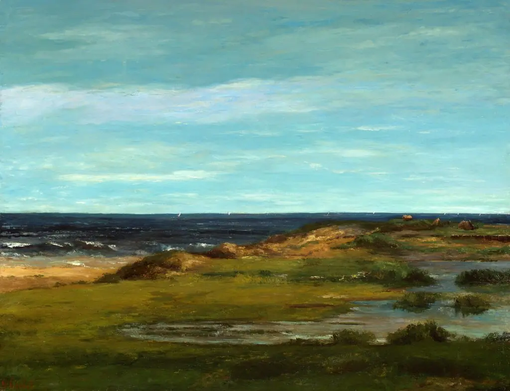 Seascape, by Gustave Courbet