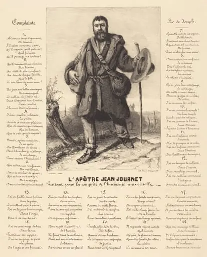 The Apostle Jean Journet Setting Out for the Conquest of Universal Harmony, by Gustave Courbet