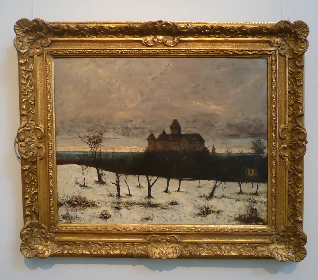The Castle of Blonay, by Gustave Courbet
