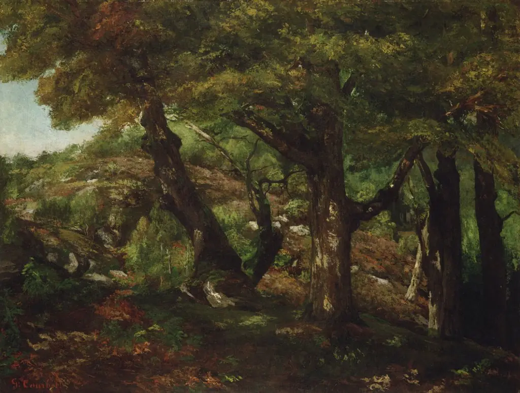 The Fringe of the Forest, by Gustave Courbet