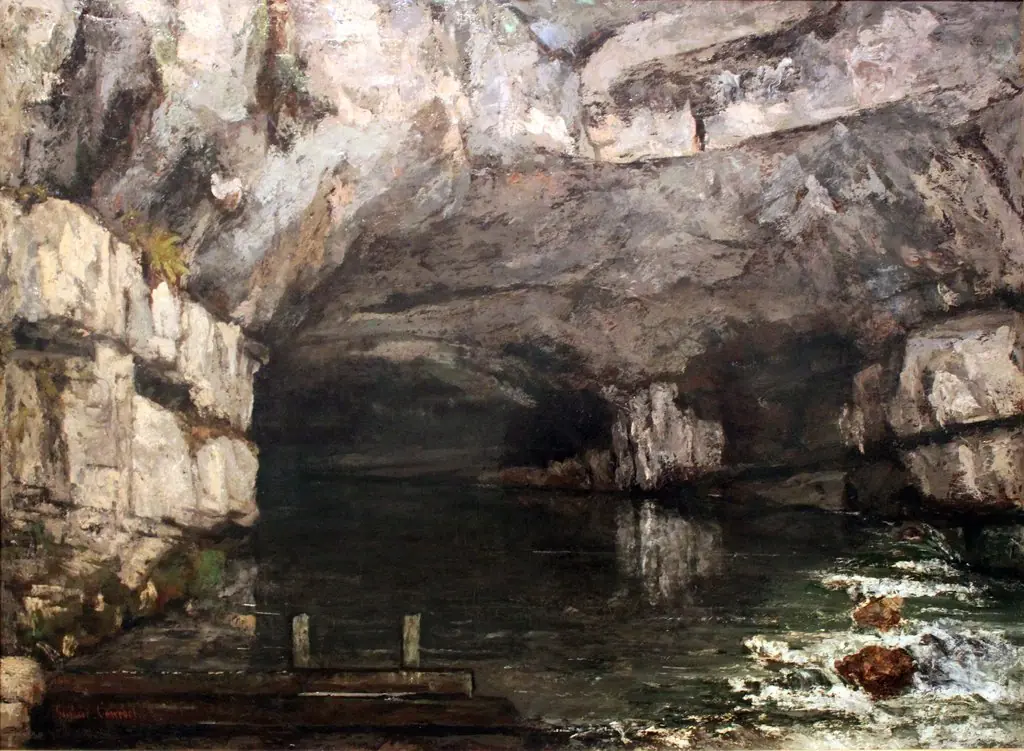 The Grotto of the Loue, by Gustave Courbet