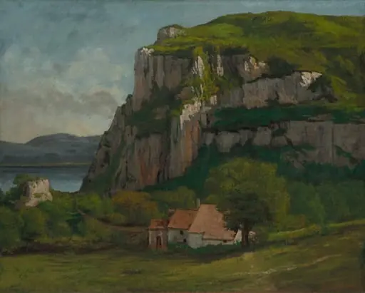 The Rock of Hautepierre, by Gustave Courbet