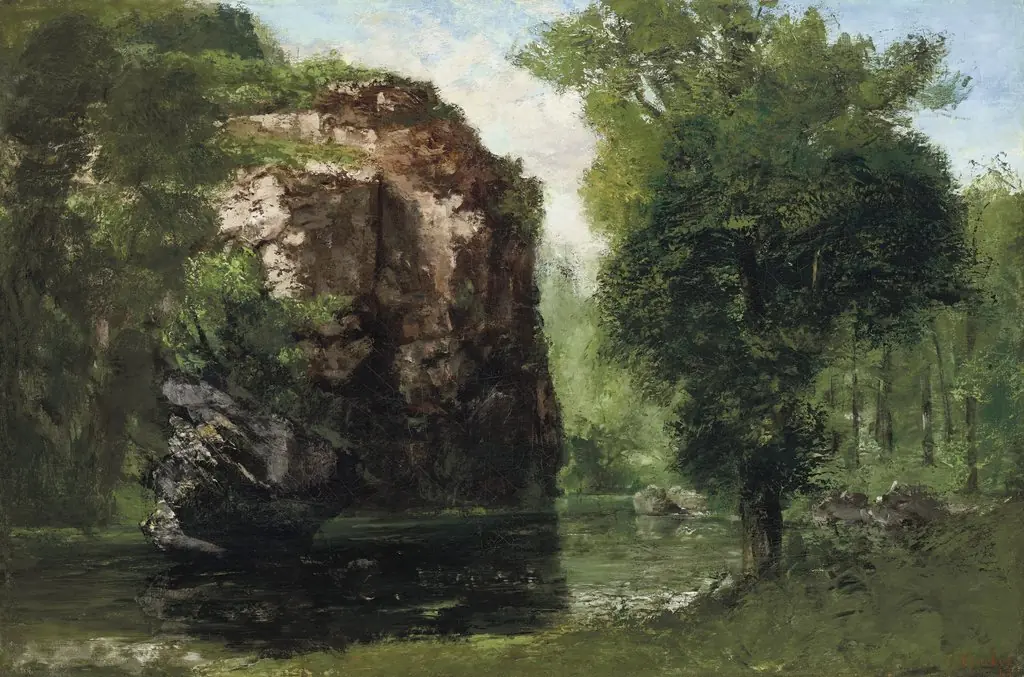 The Silent River, by Gustave Courbet