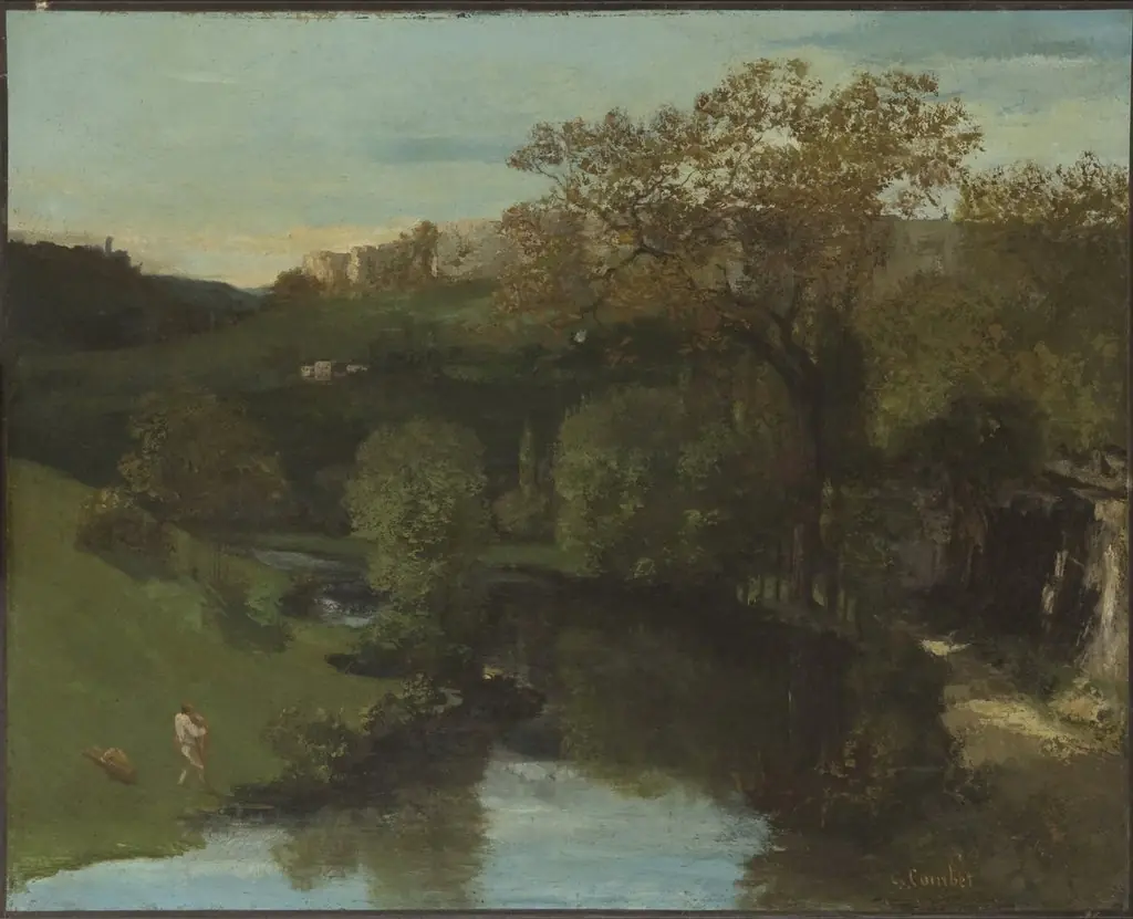 Valley, by Gustave Courbet