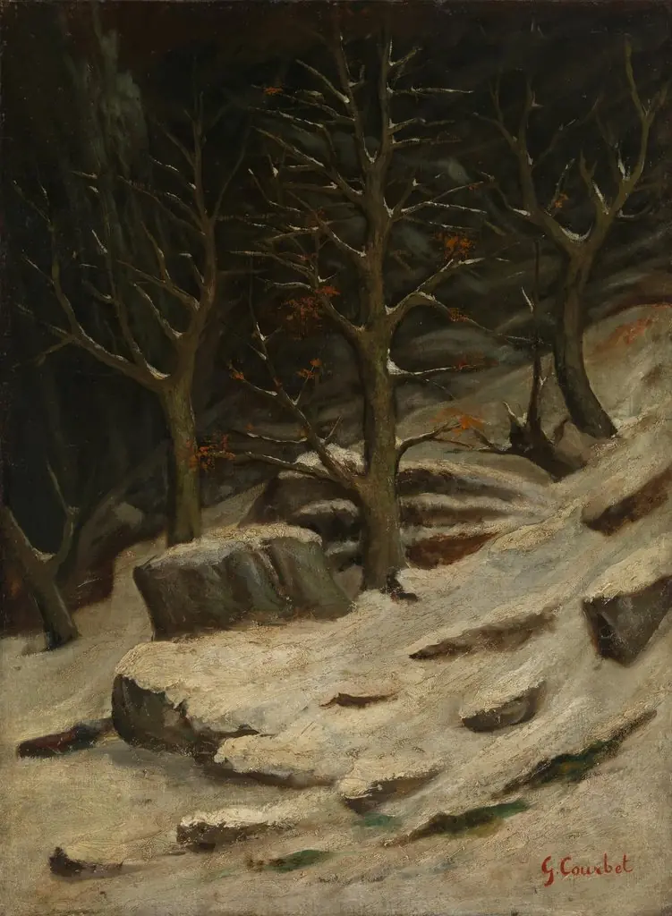 Winter, by Gustave Courbet