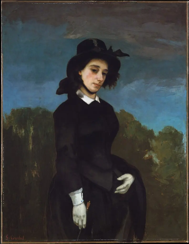 Woman in a Riding Habit (L'Amazone), by Gustave Courbet