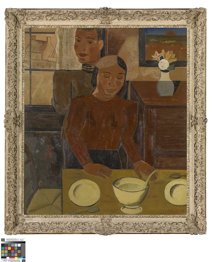 De maaltijd, by Gustave De Smet, oil, 1931