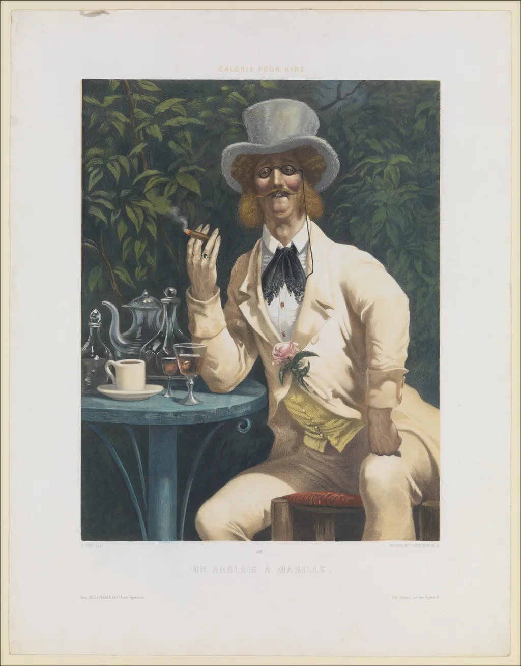 An Englishman at Mabille, by Gustave Doré, unspecified, 1861