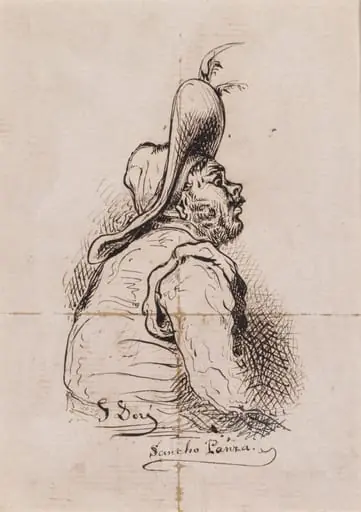 Sancho Panza, by Gustave Doré