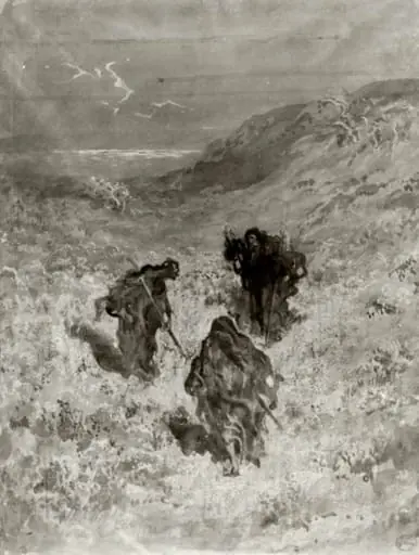 Vrăjitoarele din Macbeth, by Gustave Doré