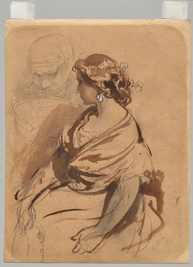 Young Woman from Valence, by Gustave Doré, 1862