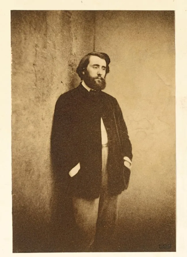 Portrait of Edmond Cottinet (1824-1895), by Gustave Le Gray, 1849