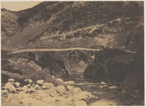 The Bridge of Palalda (near Amelieles-Bains), by Gustave Le Gray