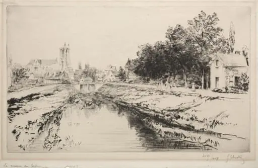 The Guardhouse, Troyes, by Gustave Leheutre
